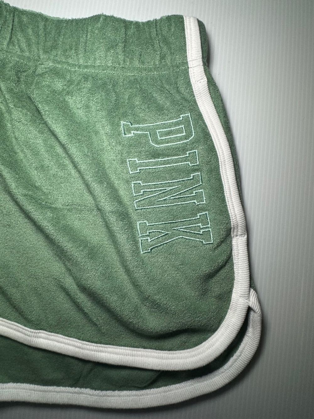 PINK VS Terry Varsity Shorts Large - Picture 8 of 10